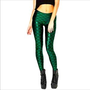 🍉Shiny Mermaid Scale leggings